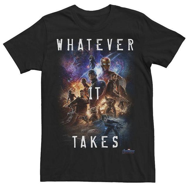 Marvel Mens Avengers Endgame Whatever It Takes Galaxy Poster, Short Sleeve T-shirt Product Image