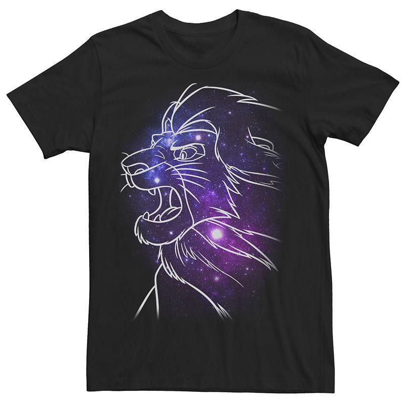 Mens Disneys The Lion King Galaxy Stars Portrait Tee Product Image