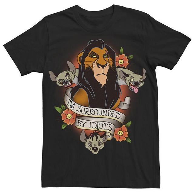 Mens Lion King Scar Surrounded By Idiots Tee Product Image