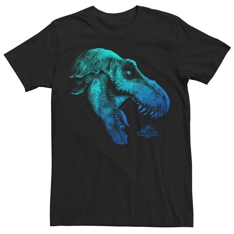 Mens Jurassic World Fallen Kingdom Neon T-Rex Graphic Tee Product Image