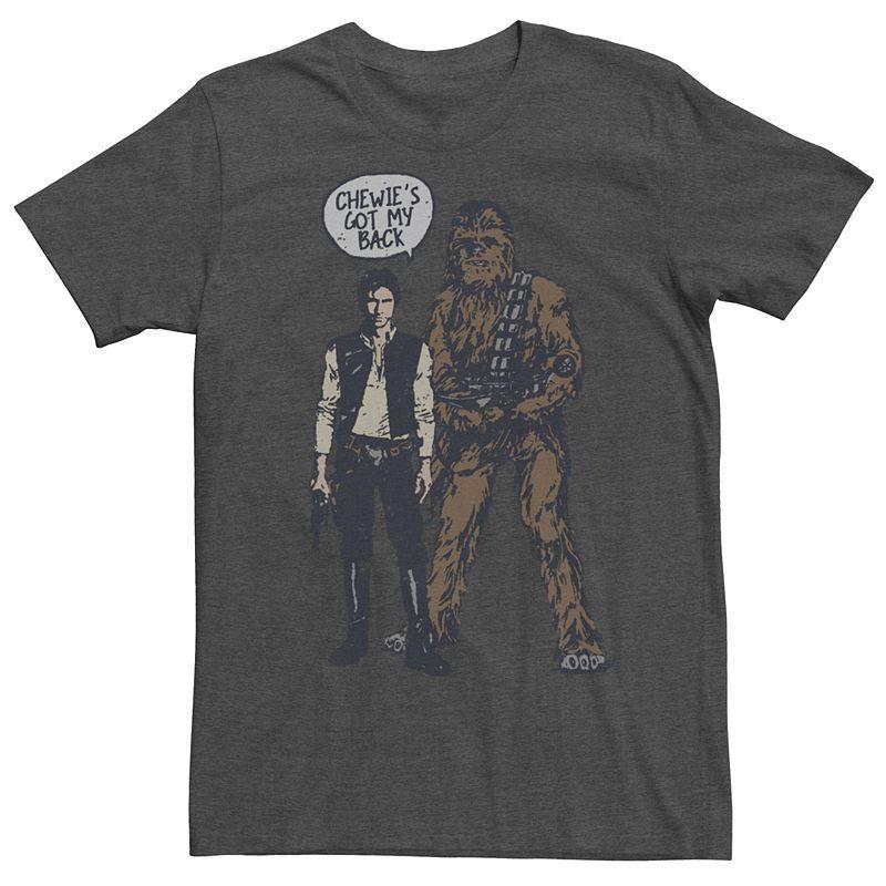 Mens Star Wars Graphic Tee Grey Heather Product Image