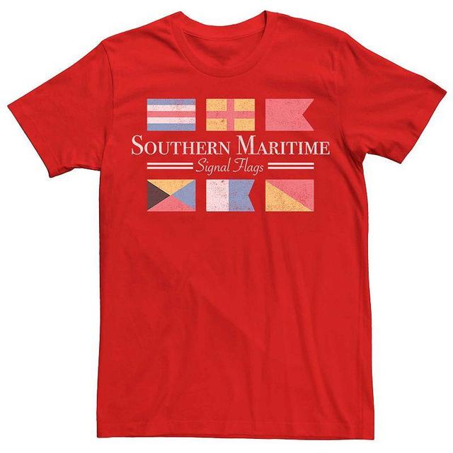 Mens Southern Maritime Signal Flags Graphic Tee Product Image