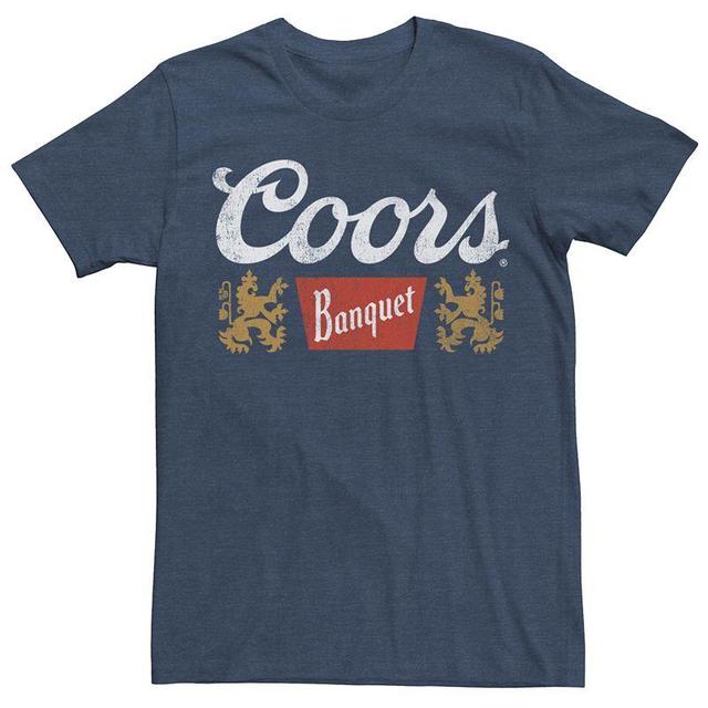 Mens Coors Banquet Graphic Tee Blue Product Image