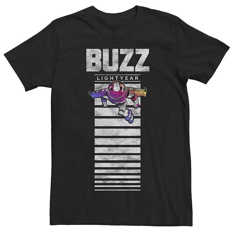 Mens Disney / Pixar Toy Story Buzz Lightyear Silhouette Tee Black Product Image