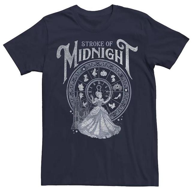 Mens Disney Cinderella The Stroke Of Midnight Tee Blue Product Image