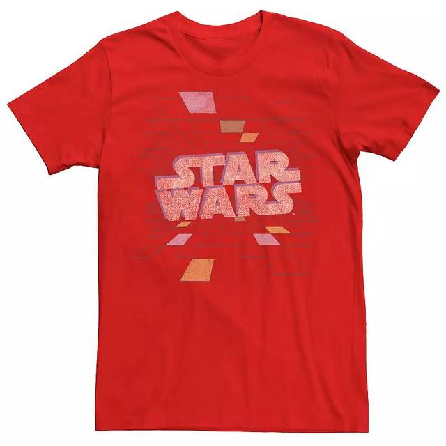 Mens Star Wars Faded Retro Box Grid Logo Tee Product Image