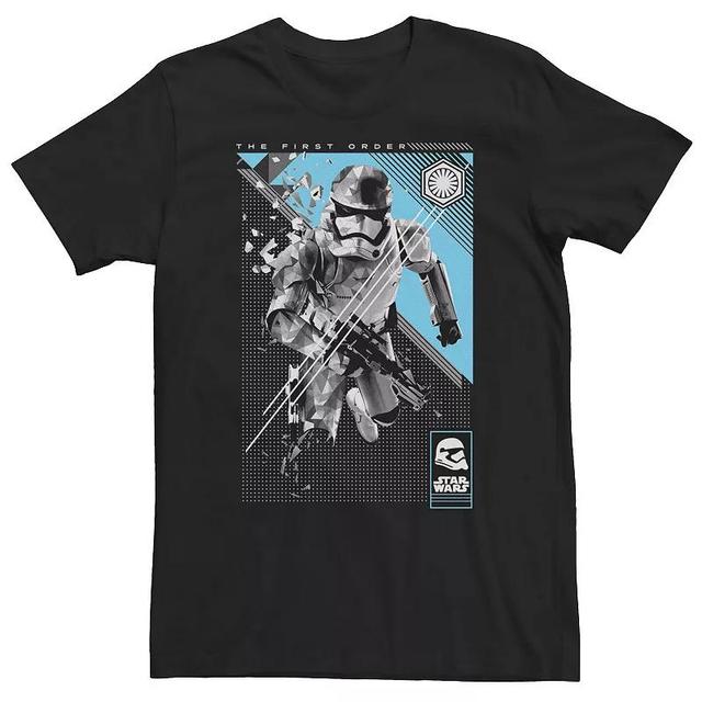 Big & Tall Star Wars First Order Poly Trooper Poster Tee, Mens Product Image