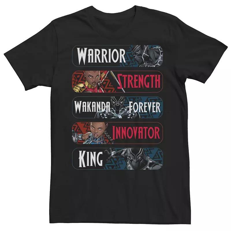 Mens Marvel Panther Trio Attributes Tee Product Image