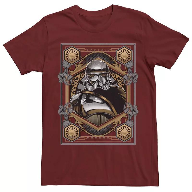 Mens Star Wars Captain Phasma Poster Tee Red Product Image