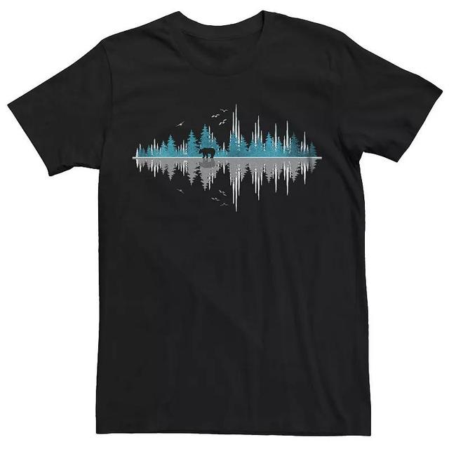 Mens Sounds Of Nature Soundwave Graphic Tee Blue Product Image