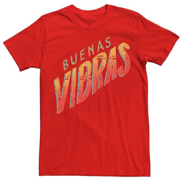 Mens Gonzales Buenas Vibras Orange Hue Text Tee Product Image