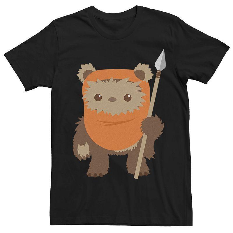 Mens Star Wars Ewok Cartoon Spear Tee Product Image