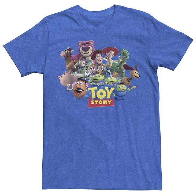 Mens Disney / Pixar Toy Story Buzz Woody Jessie Running Tee Med Blue Product Image