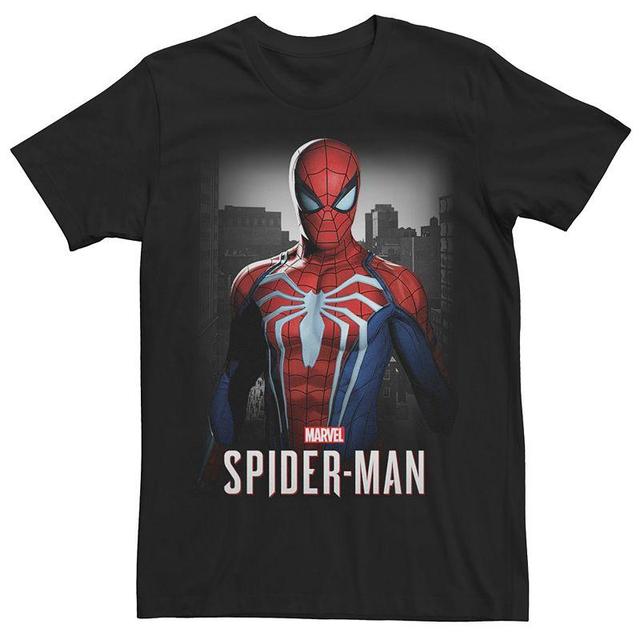 Mens Marvel Spider-Man White Spider Graphic Tee Product Image