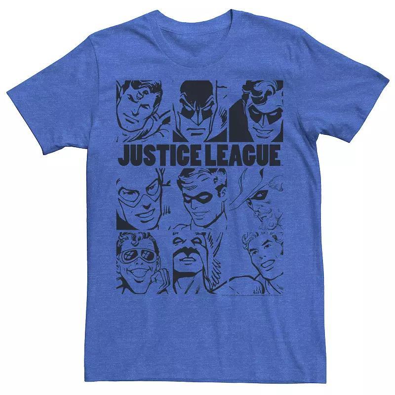 Mens DC Comics Justice League Group Shot Panel Poster Tee Product Image