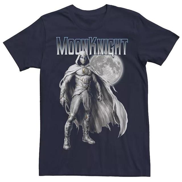 Mens Marvel Moon Knight Moon Full Body Pose Tee Blue Product Image