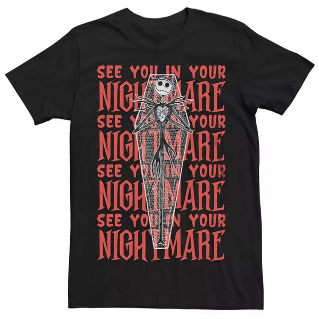 Mens The Nightmare Before Christmas Jacks Message Graphic Tee Product Image