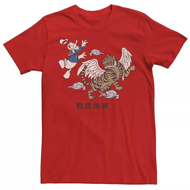 Mens Disney Donald Duck New Years Flying Tiger Tee Product Image