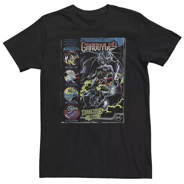 Big & Tall Gargoyles Defenders Of The Night Comic Cover Tee, Mens Product Image