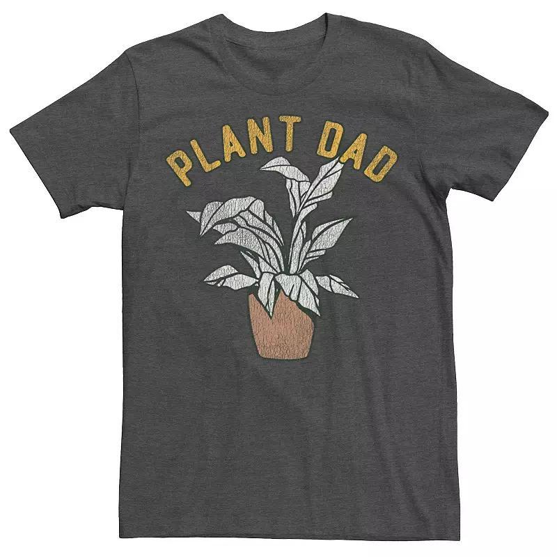 Big & Tall Jurassic Park Tropical Tree Fill Fossil Logo Tee, Mens Navy Grey Product Image