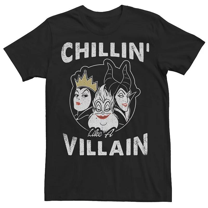 Disney Villains Mens Chillin Villain Distressed Group Shot Logo Tee Product Image