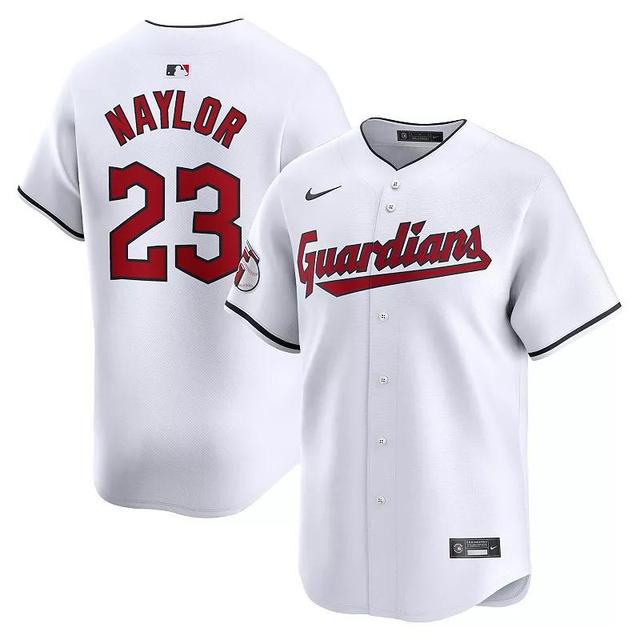 Mens Nike Bo Naylor White Cleveland Guardians Home Limited Player Jersey Product Image