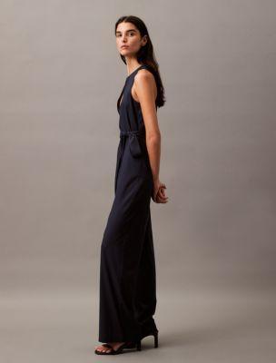 Solid Sleeveless Jumpsuit Product Image