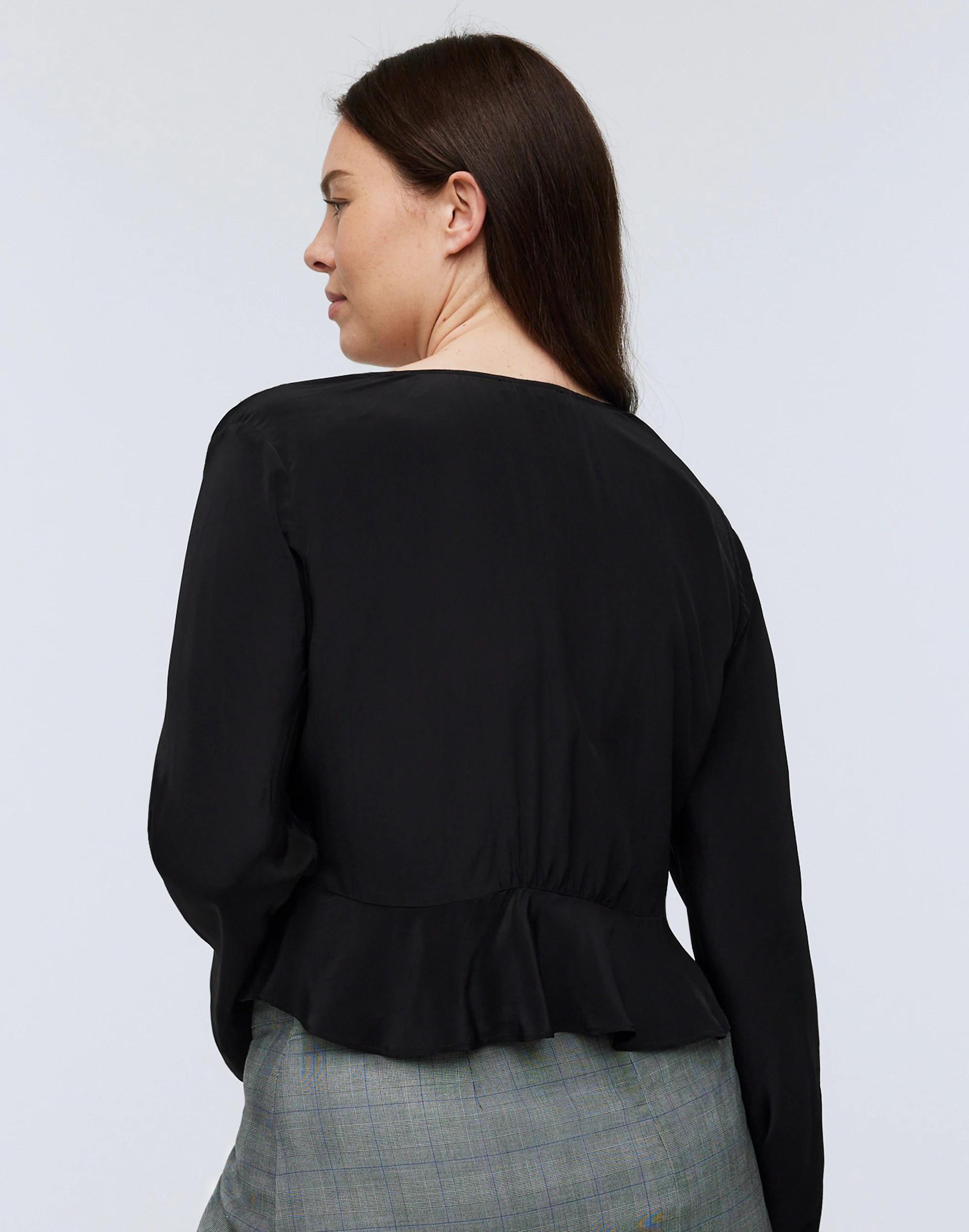 Bell-Sleeve Wrap Top Product Image