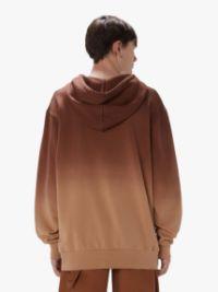 GRADIENT HOODIE WITH LOGO EMBROIDERED in brown | JW Anderson US  Product Image