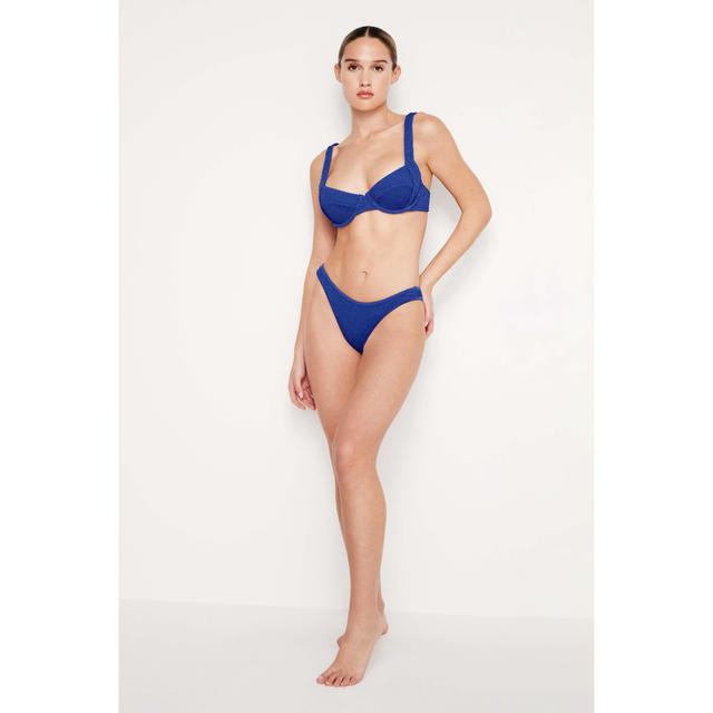 Womens Always Fits Classic Bikini Bottom | Capri Blue, Size XXS/XS | Good American by Khlo Kardashian Product Image