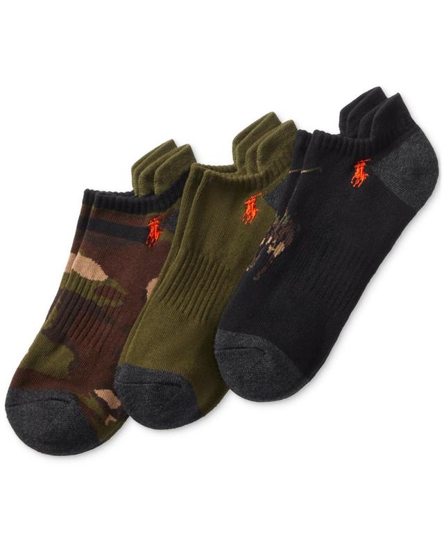 Polo Ralph Lauren Mens 3-Pk. Camo Pony Low Cut Socks Product Image