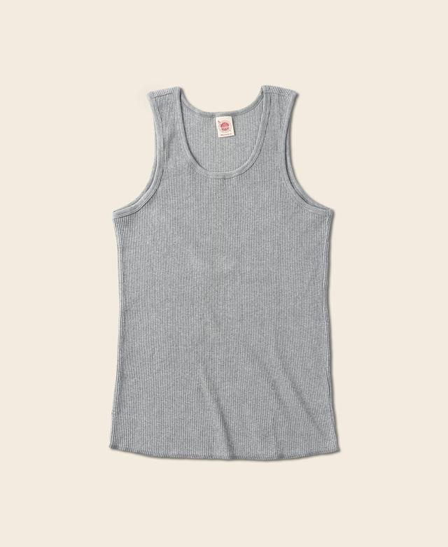 10.5 oz Cotton Tank Top - Gray Product Image