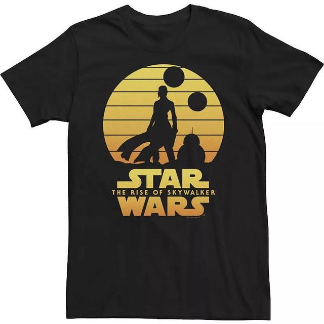 Mens Star Wars: The Rise Of Skywalker Rey & BB-8 Silhouette Tee Product Image