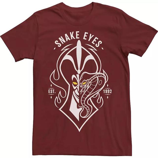 Disneys Villains Jafar Snake Eyes Est 1992 Mens Tee Red Product Image