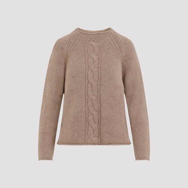 MAX MARA Crewneck Long In Neutrals Product Image