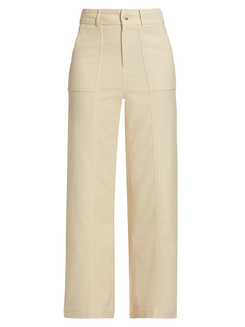 Womens Comfort Terry Wide-Leg Pants Product Image