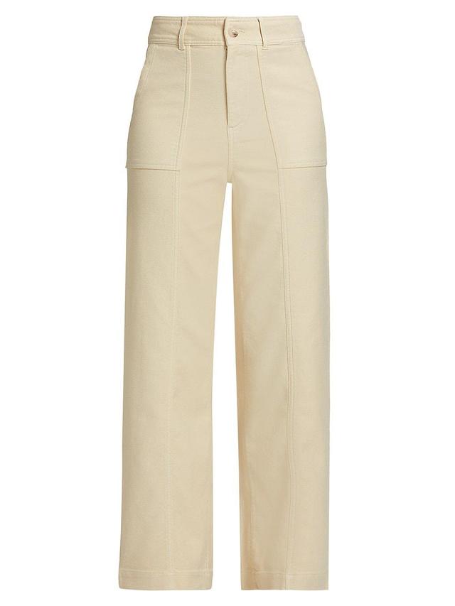 Womens Comfort Terry Wide-Leg Pants Product Image