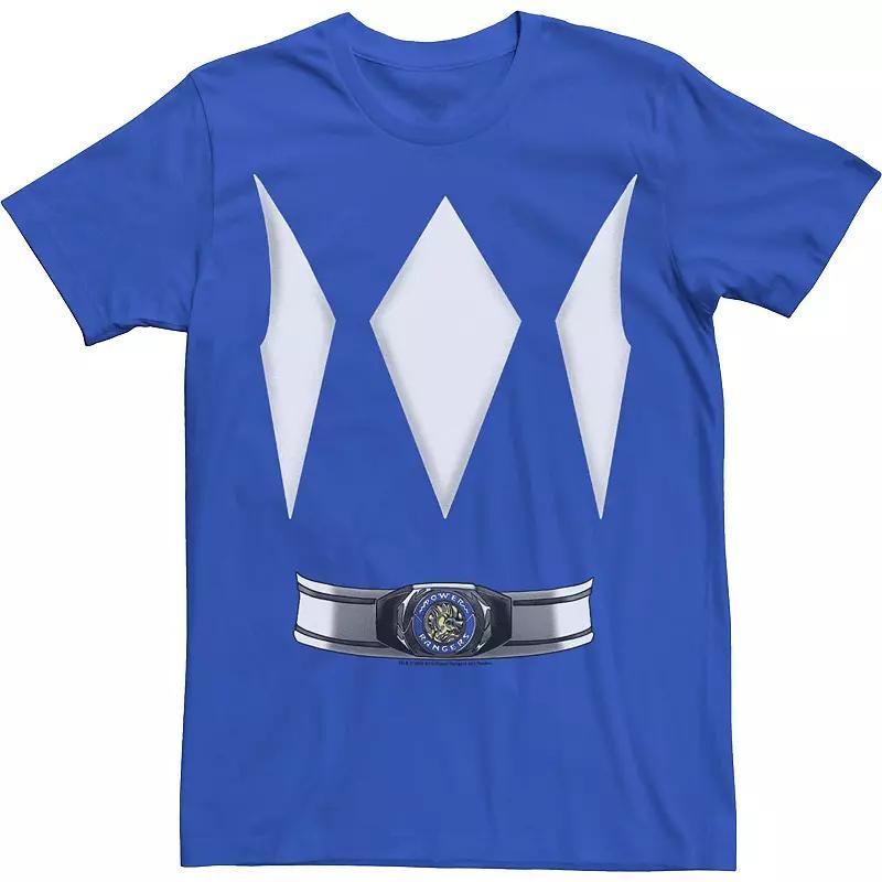 Mens Power Rangers Blue Ranger Costume Tee Product Image