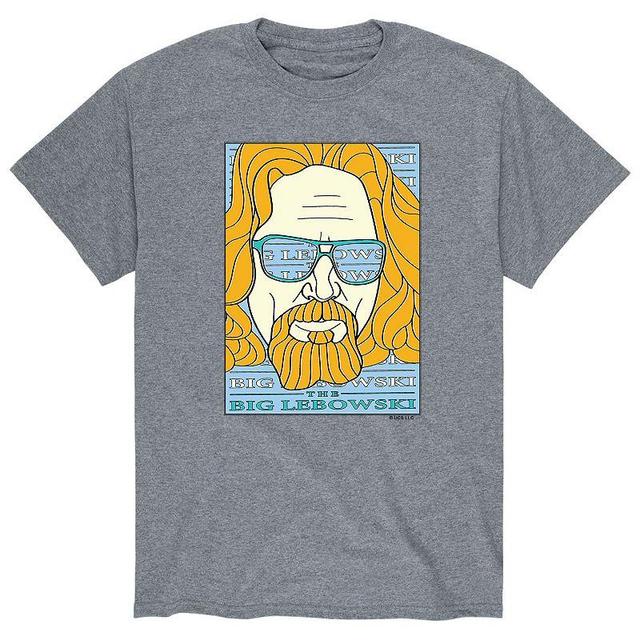 Mens The Big Lebowski Bowling Tee Med Grey Product Image