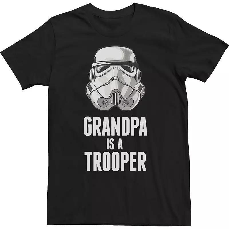 Big & Tall Star Wars Stormtrooper Grandpa Is A Trooper Tee, Mens Product Image