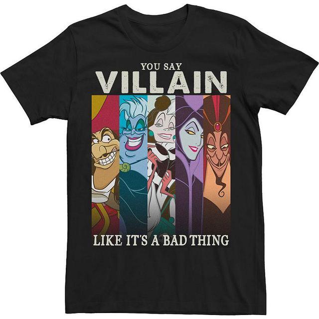 Big & Tall Disney Villains Villain Like Bad Group Shot Tee, Mens Product Image