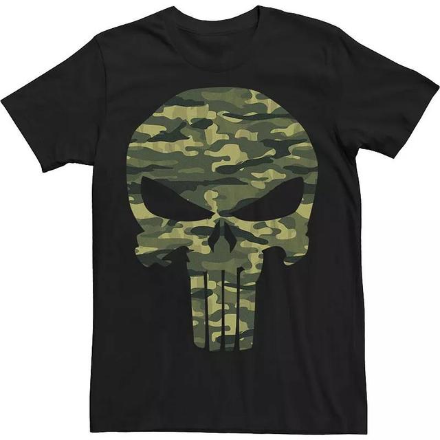 Big & Tall Marvel Punisher Camoskull Camo Logo Tee, Mens Product Image