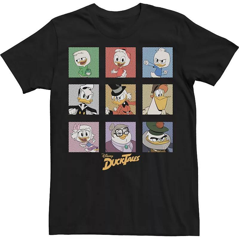 Mens Disney DuckTales Group Shot Box Up Tee Black Product Image