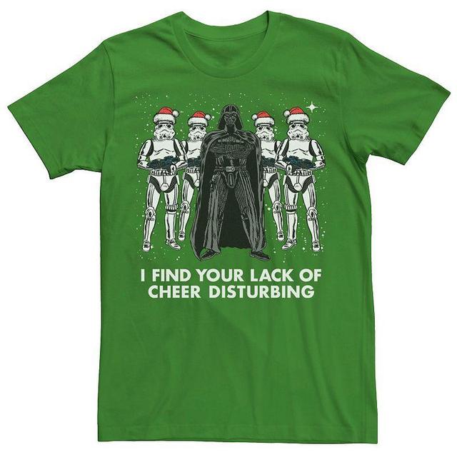 Mens Star Wars Vader Trooper Lack Cheer Christmas Tee Product Image