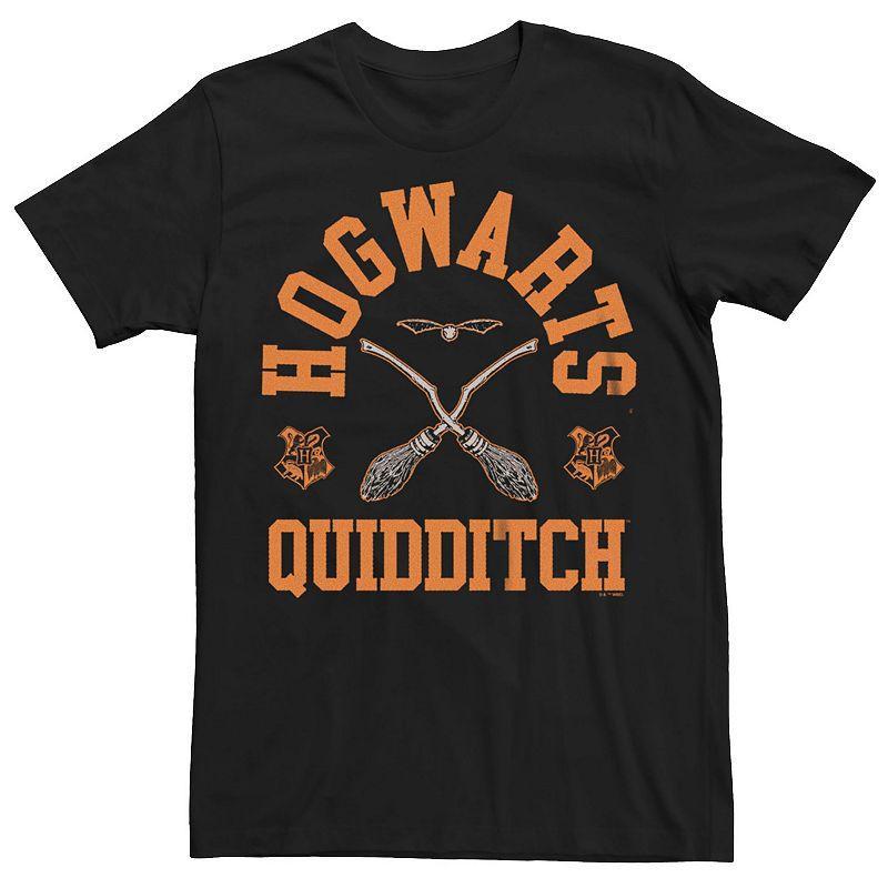 Big & Tall Harry Potter Hogwarts Quidditch Brooms Graphic Tee, Mens Product Image