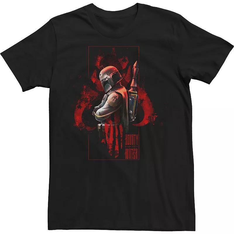 Mens Star Wars Boba Fett Hunter Box Mandalorian Tee Product Image