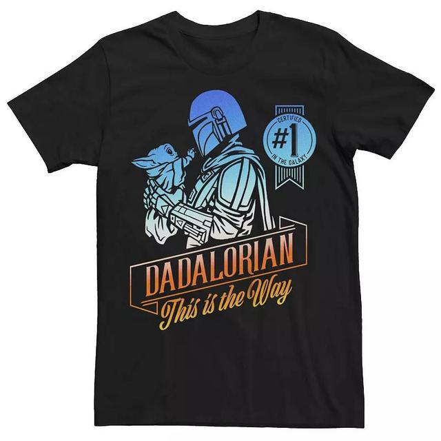 Mens Star Wars The Mandalorian #1 Dadalorian Graphic Tee Product Image