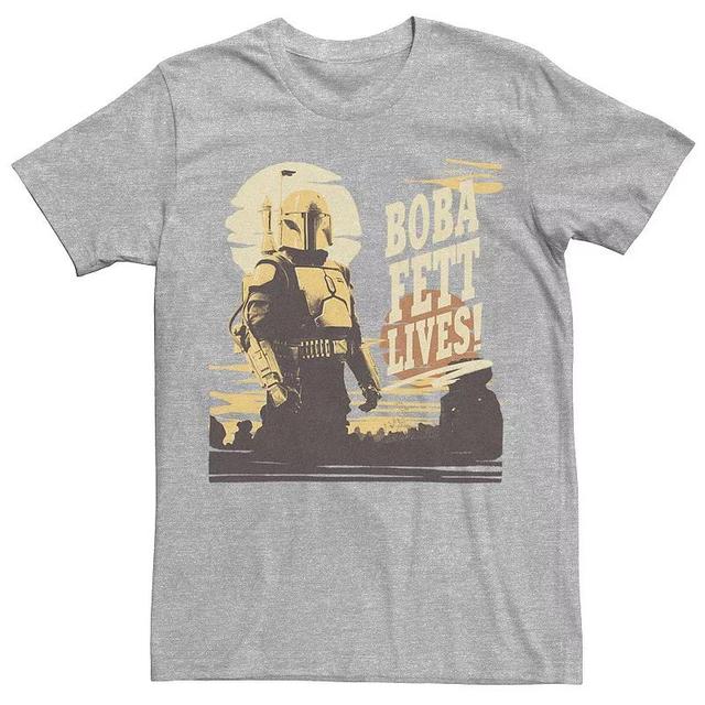 Mens Star Wars The Book Of Boba Fett Tee Athletic Grey Product Image