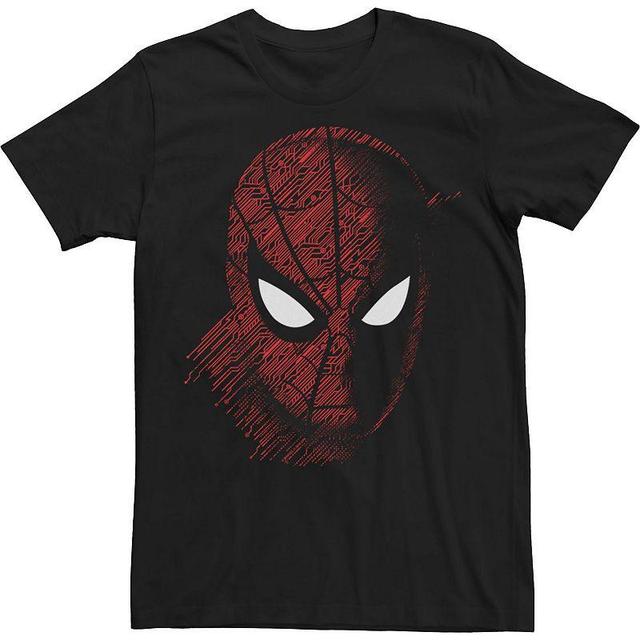 Big & Tall Marvel Spider-Man Far From Home Tech Build-Up Fill Portrait Tee, Mens Product Image