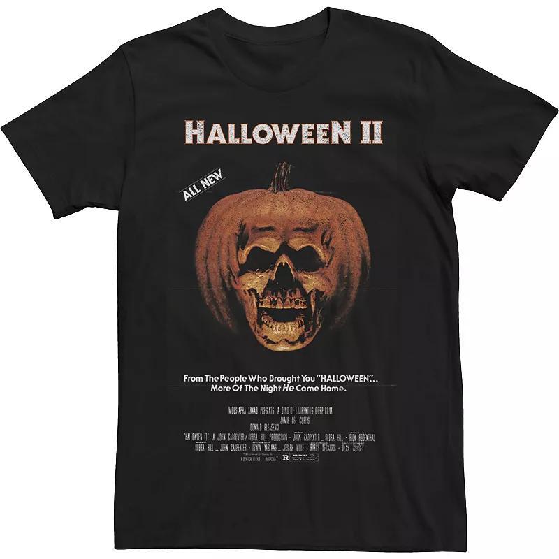 Big & Tall Halloween 2 Poster Holiday Tee, Mens Product Image